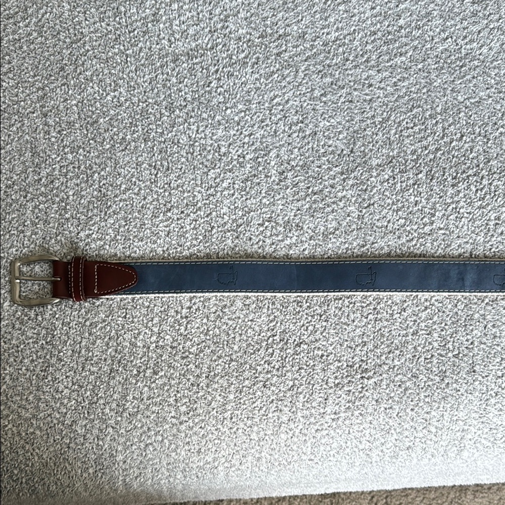 Masters Augusta National Golf Blue Suede Belt Size 34”